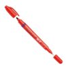 0048615962825_1 Kahe otsaga tindimarker Markal DURA-INK Dual Tip, punane