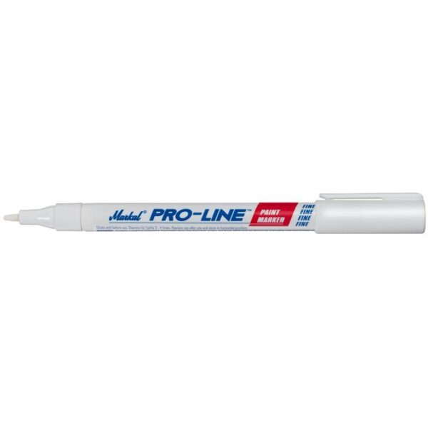 0048615968711_1 Värvimarker Markal Pro-Line Fine 1,5mm, valge