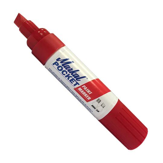 0048615975023_1 Värvimarker Markal Pocket Paint 10mm, punane