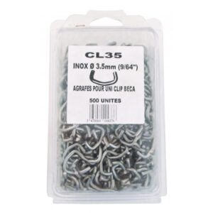 043700 Klamber CL 35 roostevaba AISI 304 / 500 for UNICLIP