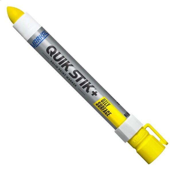 048615288819_1 Tööstuslik tahkevärvi marker Markal QUIK STIK+ OILY SURFACE, KOLLANE