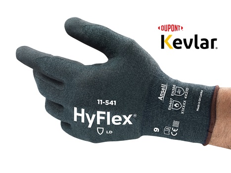 10076490458604_1 Safety gloves Ansell HyFlex® 11-541, cut resistant level D, size 9