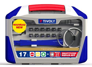 11501570043 Tööriistakomplekt mobiiltelefoni ja tahvelarvuti remondiks 17 osa