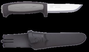 12249 Morakniv Pro Robust Pussnuga – Hall Käepide, 3.2 mm Süsinikterasest Tera, Nupuga Tupp