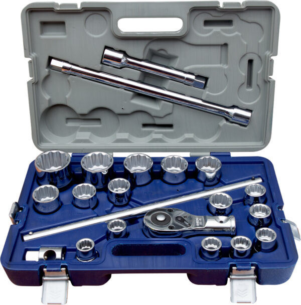 139-21B-4 Kaksteistkant padrunite kmpl 19-50mm 3/4" 21 osa Irimo