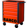 1472K6 Bahco E72 Tööriistakäru 6 Sahtliga, Oranž