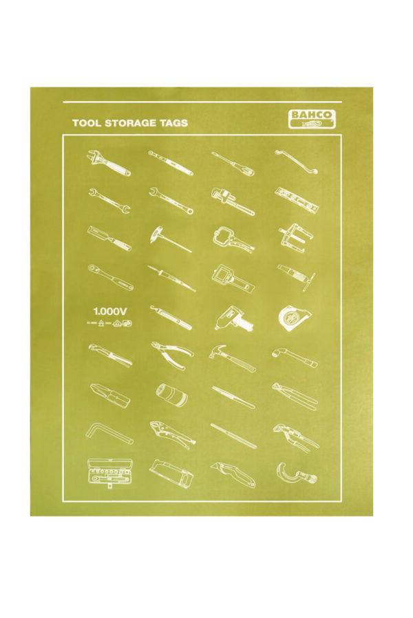 1477K-AC23 Sheet of tags