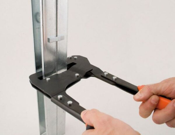 160455 Section setting pliers for 70mm stud and track and specially designed for back-to-back stud setting - DUO PROFIL