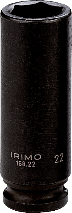 168-13-1 Kuuskant pikk löökpadrunvõti 13mm 1/2" Irimo jaepakend