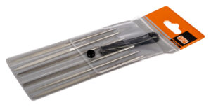 2-470-14-4-0 Nõelviilide kmpl 140mm 6 osa + käepide ülipeen samet raie