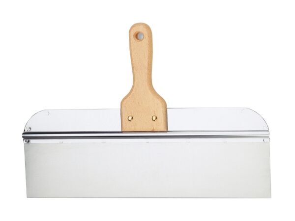 219303500 Filling scrapper with wooden handle, Inox, 350mm