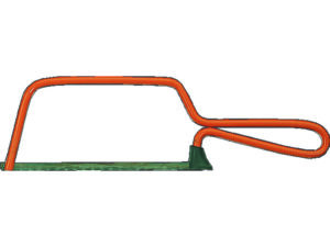 239 Rauasaag Juunior 150mm 32TPI teraga