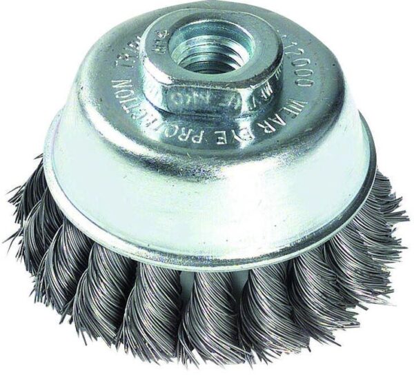 3128820060022_1 Kausshari nurklihvijale, Ø65mm, põimitud traat 0.35mm, M14