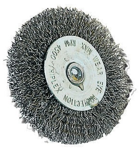 3128820060718_1 Roostevaba ketashari trellile, Ø75mm, gofreeritud traat 0.35mm, 1/4 kuuskant