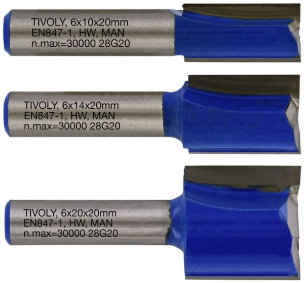 3128820673055_1 Sõrmfreeside komplekt 10 / 14 / 20 mm, 6mm saba