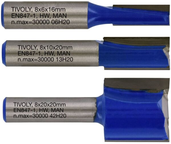 3128820673352_1 Sõrmfreeside komplekt 6 / 10 / 20 mm, 8mm saba