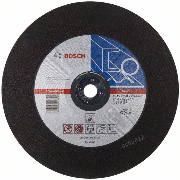 3165140218658_1 Bosch lõikeketas metallile 355x25,4x2.8mm, A 36 R BF, Expert Metal