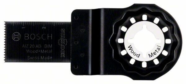 3165140492430_1 Multitööriista tera Bosch AIZ 20 AB puit+metall, 20mm, Starlock