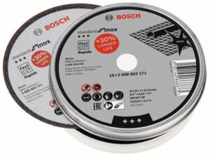 3165140668873_1 Lõikeketas 125x1x22,23mm, INOX Rapido - 10tk