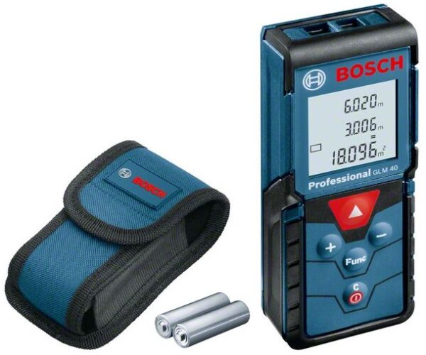3165140790406_1 Laserkaugusmõõtja Bosch GLM 40, ± 1.5 mm, 0.15 - 40 m