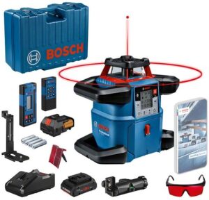 3165140869096_1 Pöördlaser Bosch GRL 600 CHV, LR60, ± 0.05 mm/m, 600 m (18V / 1x4.0Ah ProCORE)
