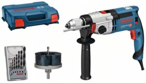 3165140944526_1 Lööktrell Bosch GSB 24-2, ACC, 1100 W, 0 - 900 / 3.000 min.-1 + puuride ja augufreeside komplekt