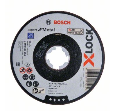 3165140947442_1 Lõikeketas 125x1.6x22,23mm, Expert Metal, X-LOCK