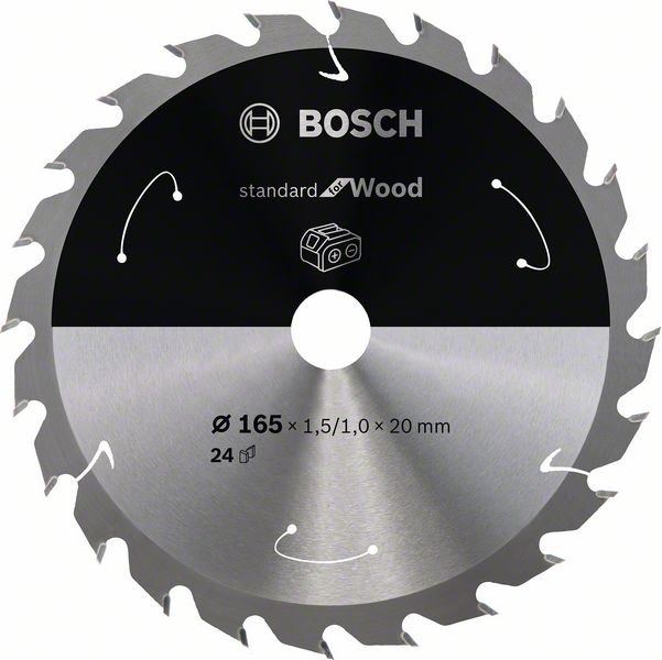 3165140958325_1 Bosch saeketas 165x20x1.5/1.0mm, 24T, Standard