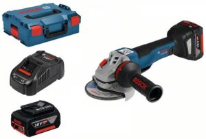 3165140960809_1 Akunurklihvija Bosch GWS 18V-10 PC, (2x5.0Ah), 1880CV, 18V, 9.000 min.-1