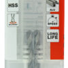 3221910205980_1 Metallipuurid 4.2 mm, HSS, üleni lihvitud, Tipunurk terav (split point) 118°, 2tk, jaepakend