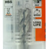 3221910206000_1 Metallipuurid 5.0 mm, HSS, üleni lihvitud, Tipunurk terav (split point) 118°, 2tk, jaepakend