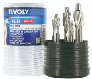 3221910590437_1 Tivoly süvistite komplekt – 6-osaline, Ø6–18 mm, 180° nurk, HSS-E5 koobalt, DIN 373