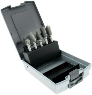 3221910612979_1 Pöördviilide komplekt, kõvasulamist. Komplektis 5 erineva kujuga Ø12 mm pöördviili. Kinnitus Ø6mm