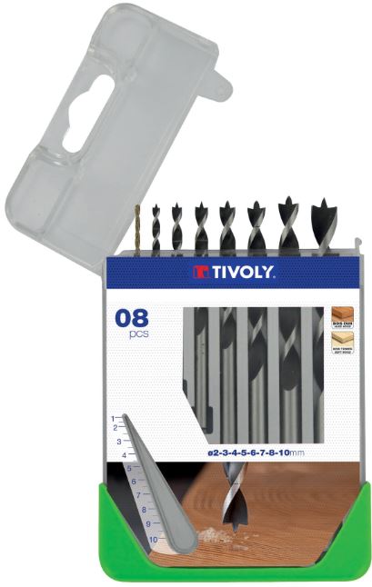 3221910840501_1 Puidupuuride komplekt 2-10mm, 8-osaline, SLR markeeringuga