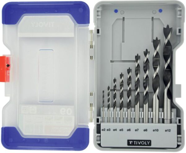 3221910849405_1 Puidupuuride komplekt 2-12mm, 9-osaline, SLR markeeringuga