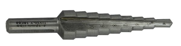 3221910856533_1 Astmeline puur HSS, Ø4-12 mm. Aste 1 mm. Laastusoon sirge. Haljas. T-Line