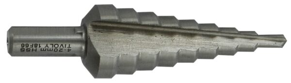 3221910856540_1 Astmeline puur HSS, Ø4-20 mm. Aste 2 mm. Laastusoon sirge. Haljas. T-Line