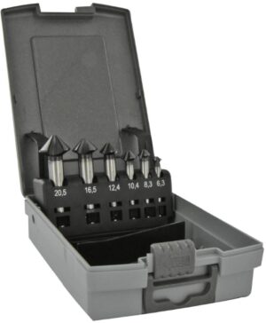 3221910899448_1 Süvistite komplekt, 6 osa, 90⁰, ØD=6,3-20,5 mm, HSS-E5, TiAlN