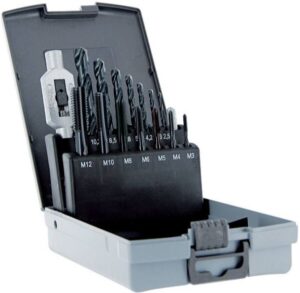 3221912000064_1 Tivoly Keermestuskomplekt TFT M3-M12 sisekeermetele + 7 TSX HSS puuri