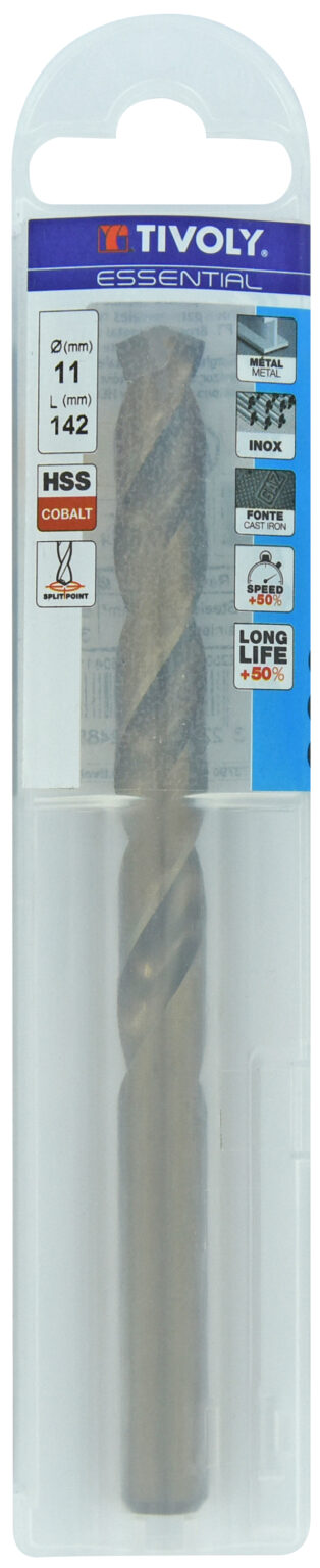 3221912002488_1 Metallipuur 11mm, HSS-Co, üleni lihvitud. Tipunurk terav (split point) 135°. T Line, jaepakend