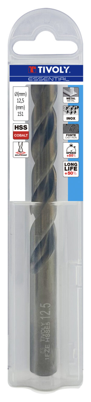 3221912002518_1 Metallipuur 12.5mm, HSS-Co, üleni lihvitud. Tipunurk terav (split point) 135°. T Line, jaepakend