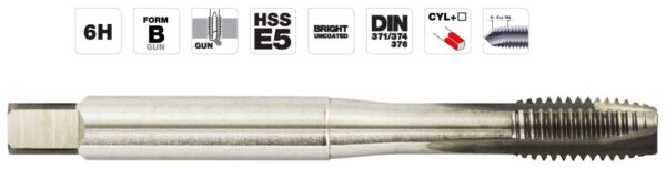 3221912005830_1 Masinkeermepuur M8x1.25, DIN HSS-E5, GUN