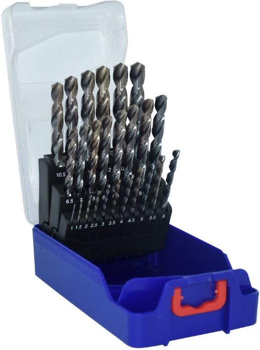 3221912016300_1 Metallipuuride komplekt 1-13mm, HSS-Co, TBX 4F (TiAlN+TiCN), 25 puuri
