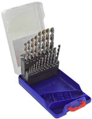 3221912016317_1 Metallipuuride komplekt 1-10mm, HSS-Co, TBX 4F (TiAlN+TiCN), 19 puuri
