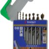 3221912022851_1 Tivoly Speed-Point puidupuuride komplekt – 8-osaline Ø2–10 mm, kolmnurk vars, HSS, sügavuse skaalaga, CLIPSTER karp