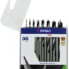 3221912072122_1 Tivoly puidupuuride komplekt – 8-osaline Ø2–10 mm, kolmiktipuga teritus ja lihvitud sooned, HSS, silindriline vars