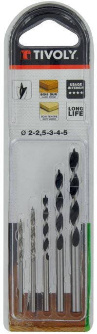 3221912107138_1 Puidupuuride komplekt 2-5mm, 5-osaline, SLR markeeringuga