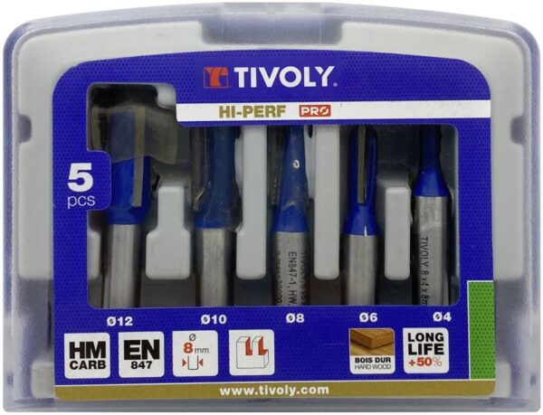 3221912117519_1 Tivoly soonefreeside komplekt – 5-osaline Ø 4–12 mm, HM teemantlõige, 8 mm vars