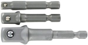 3221912146663_1 Adapterite komplekt, 3tk, SDS - 1/4" / 3/8" / 1/2"