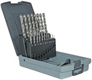 3221912263414_1 Tivoly metallipuuride komplekt 1-10mm, HSS, üleni lihvitud, Split Point, 19 puuri, T-Line
